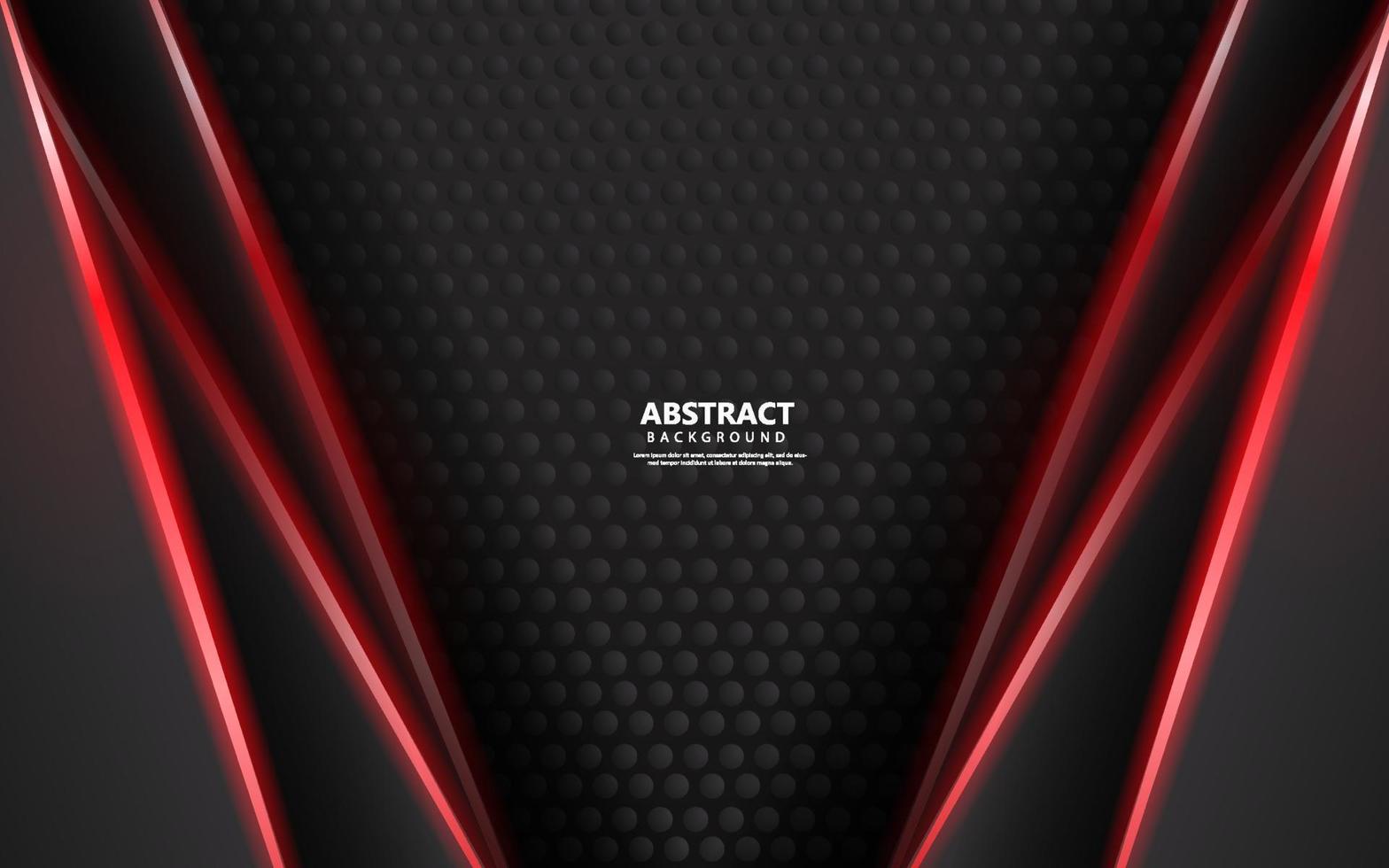 Abstract modern technology red neon light background vector