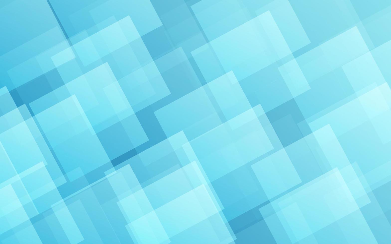 Abstract blue geometric square background vector