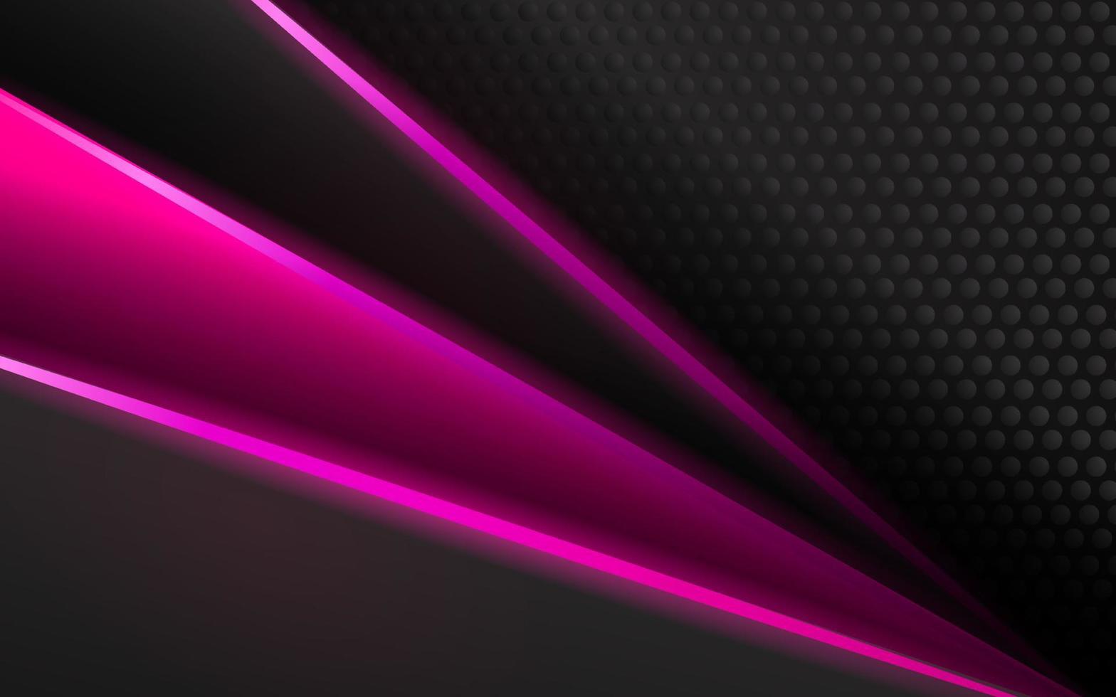 Abstract modern technology pink color neon background vector