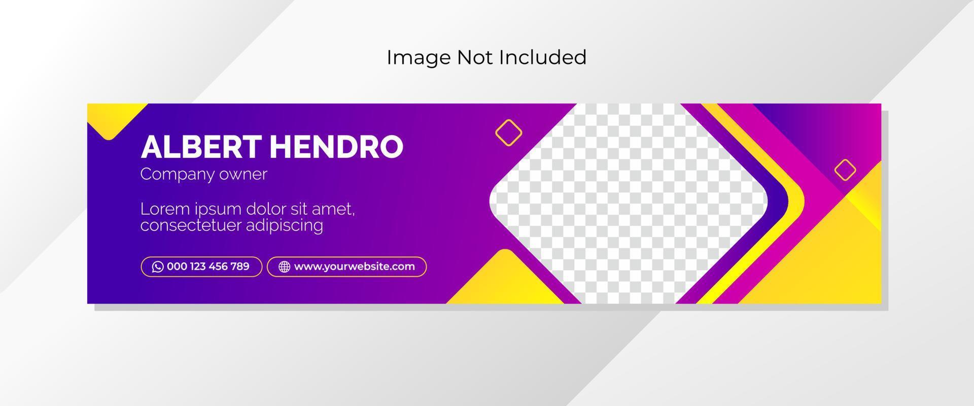 gradient abstract banner template vector