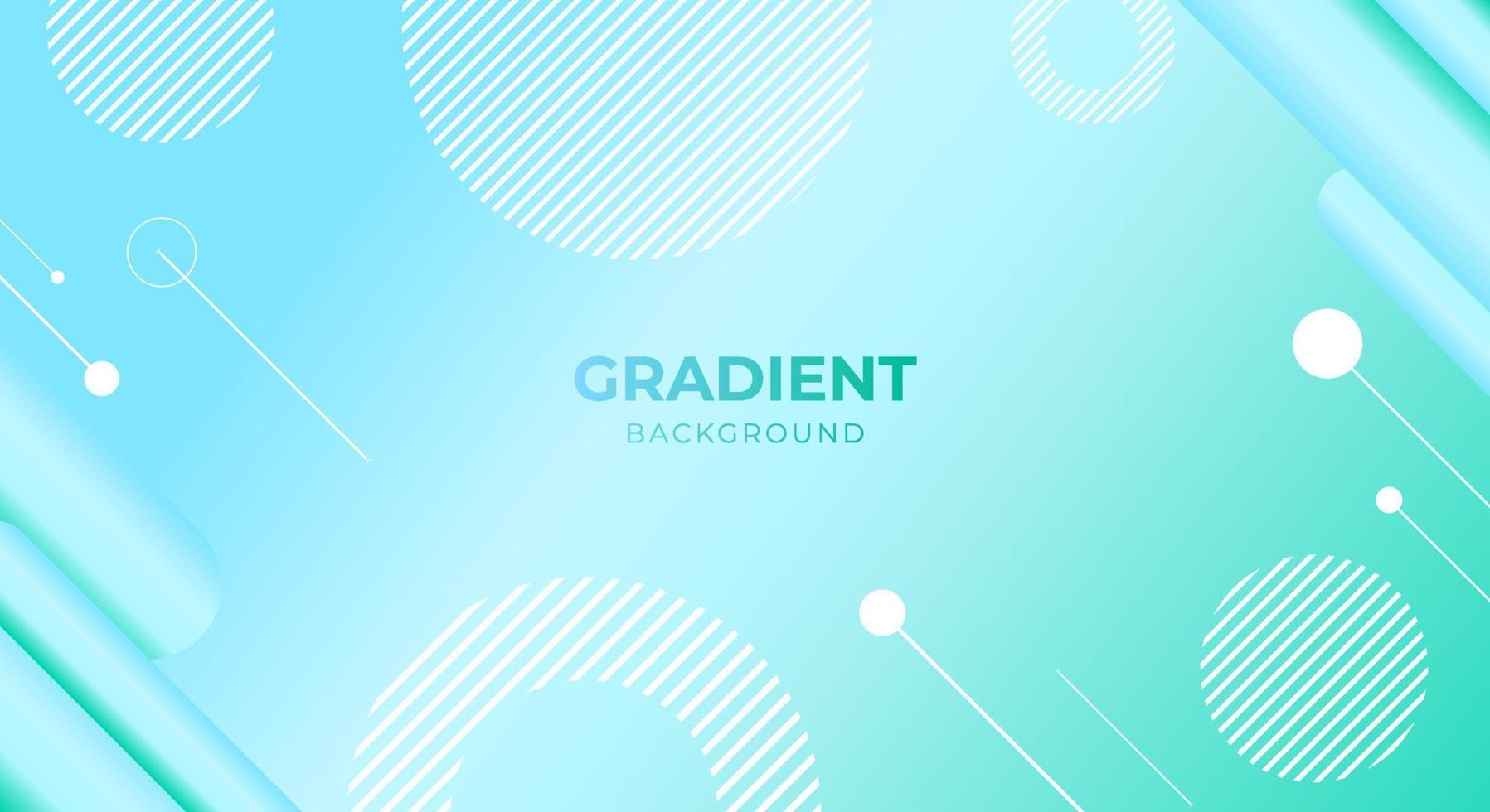 gradient abstract geometric modern background vector