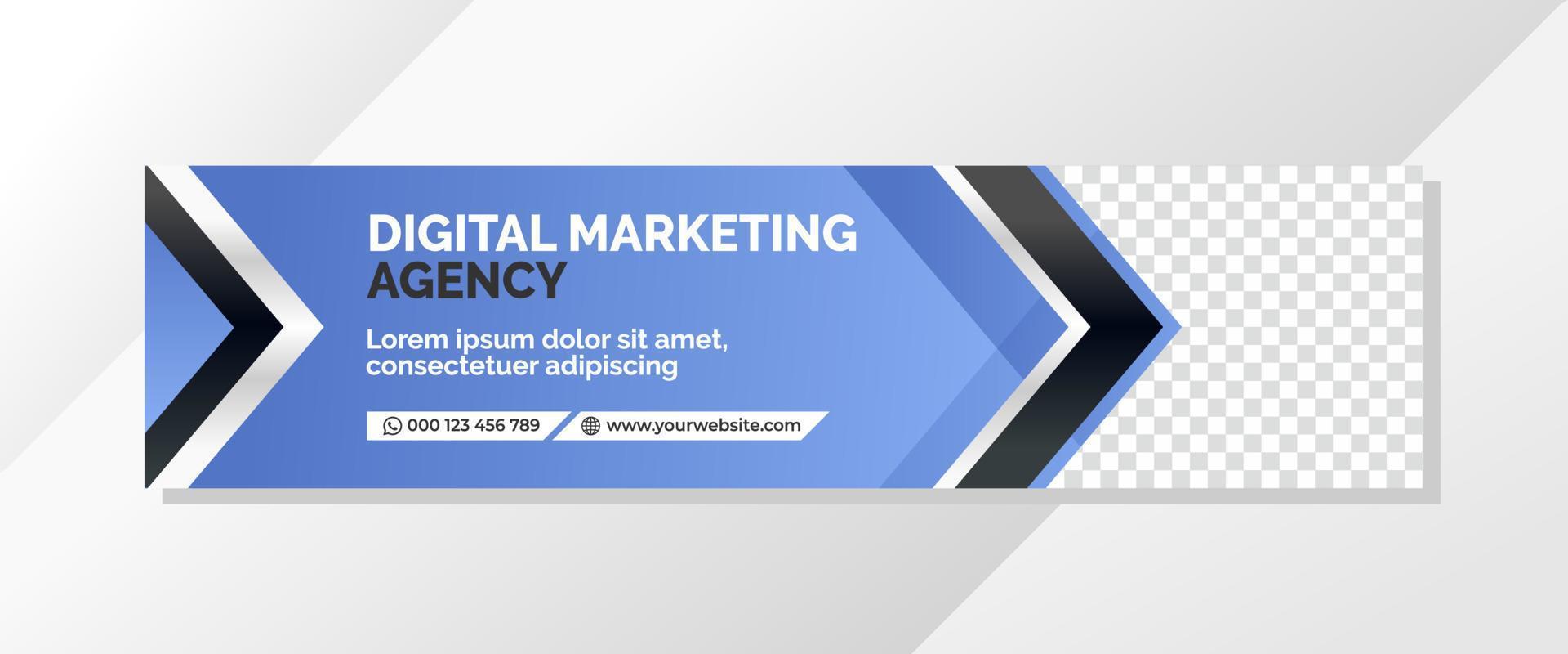 Digital Marketing Banner Template vector
