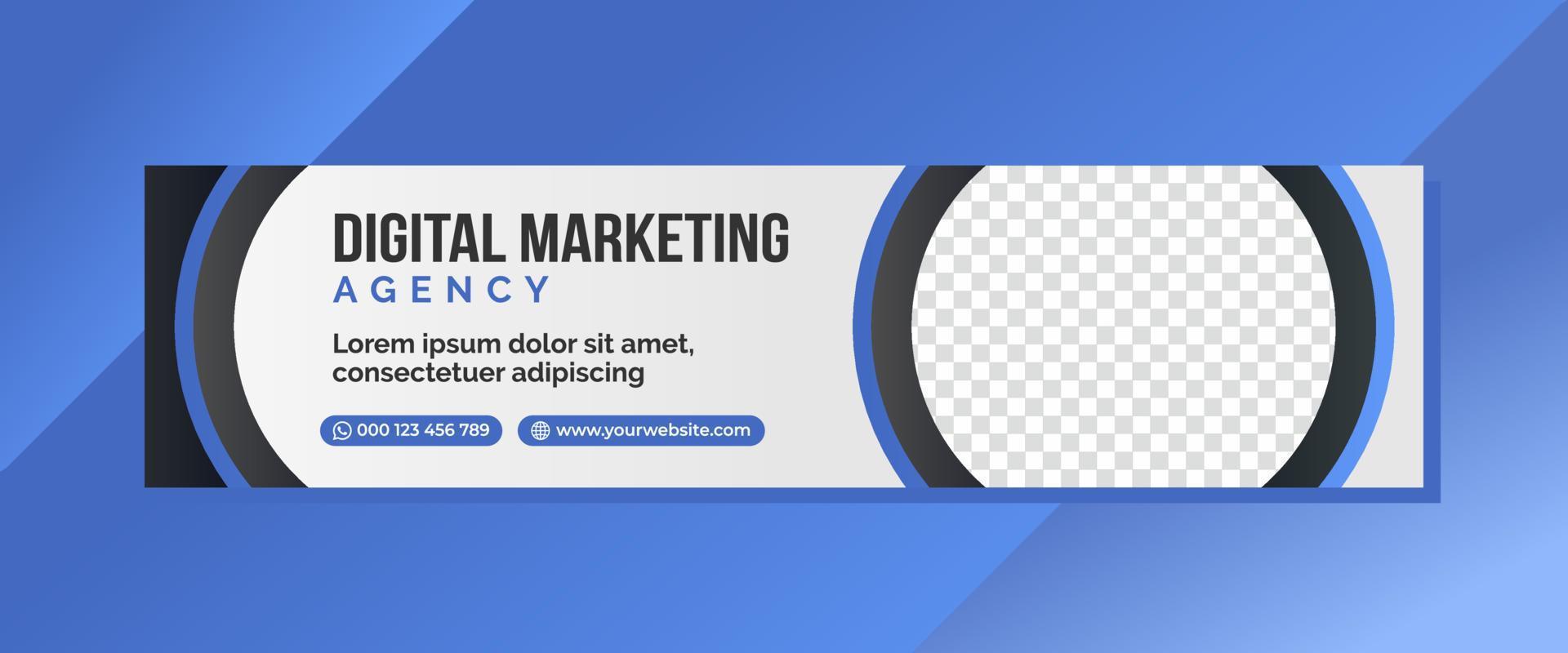 Digital Marketing Banner Template vector