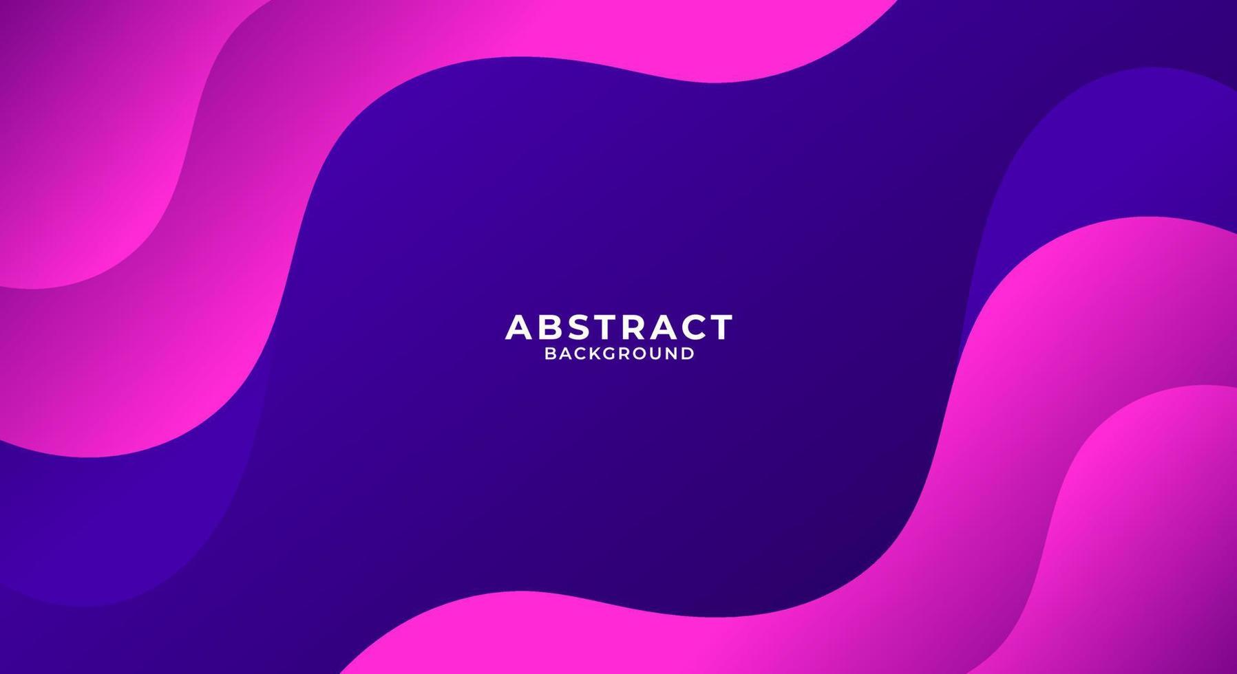 purple gradient wavy frame background vector