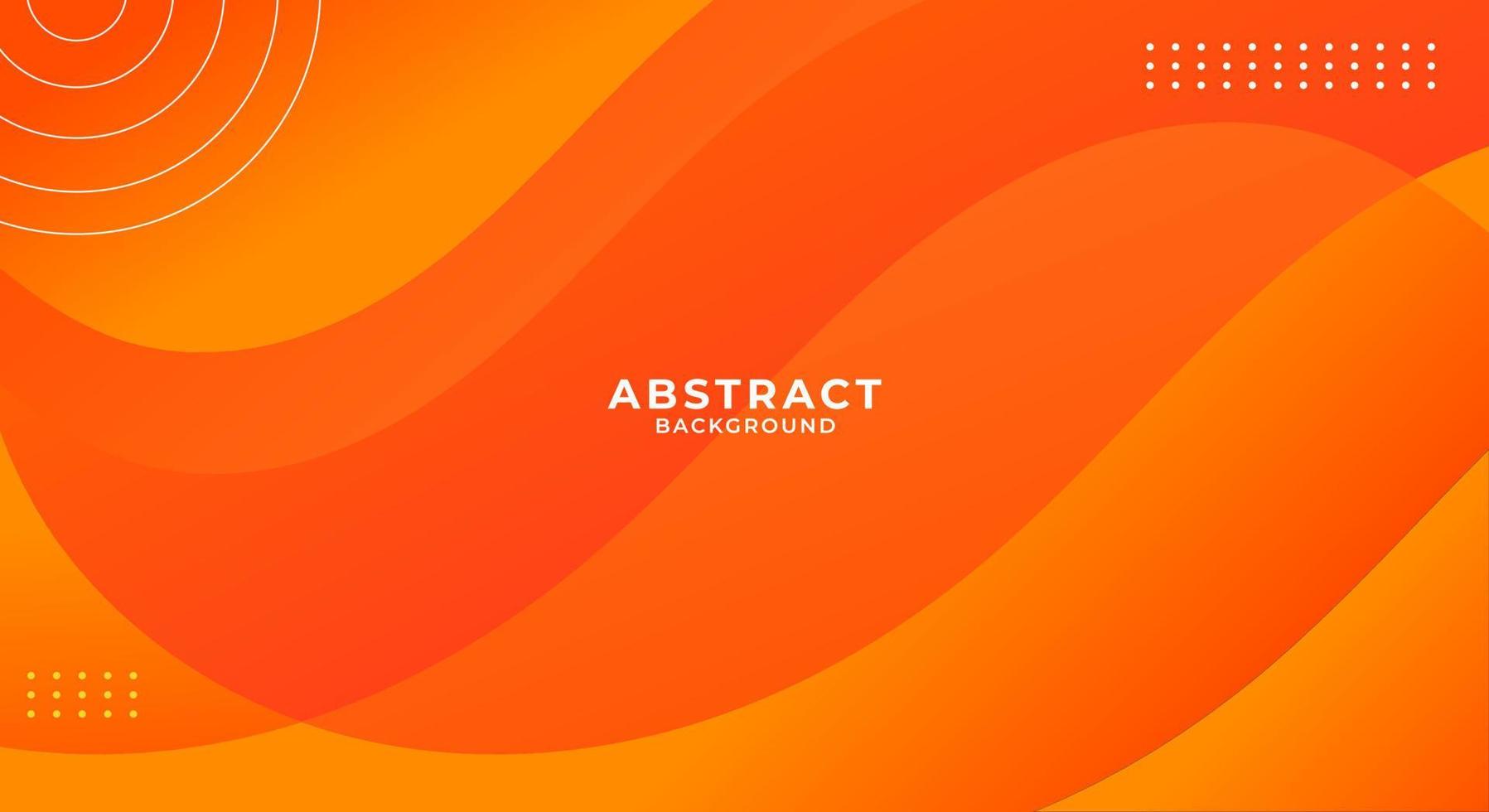 orange gradient shape abstract background vector