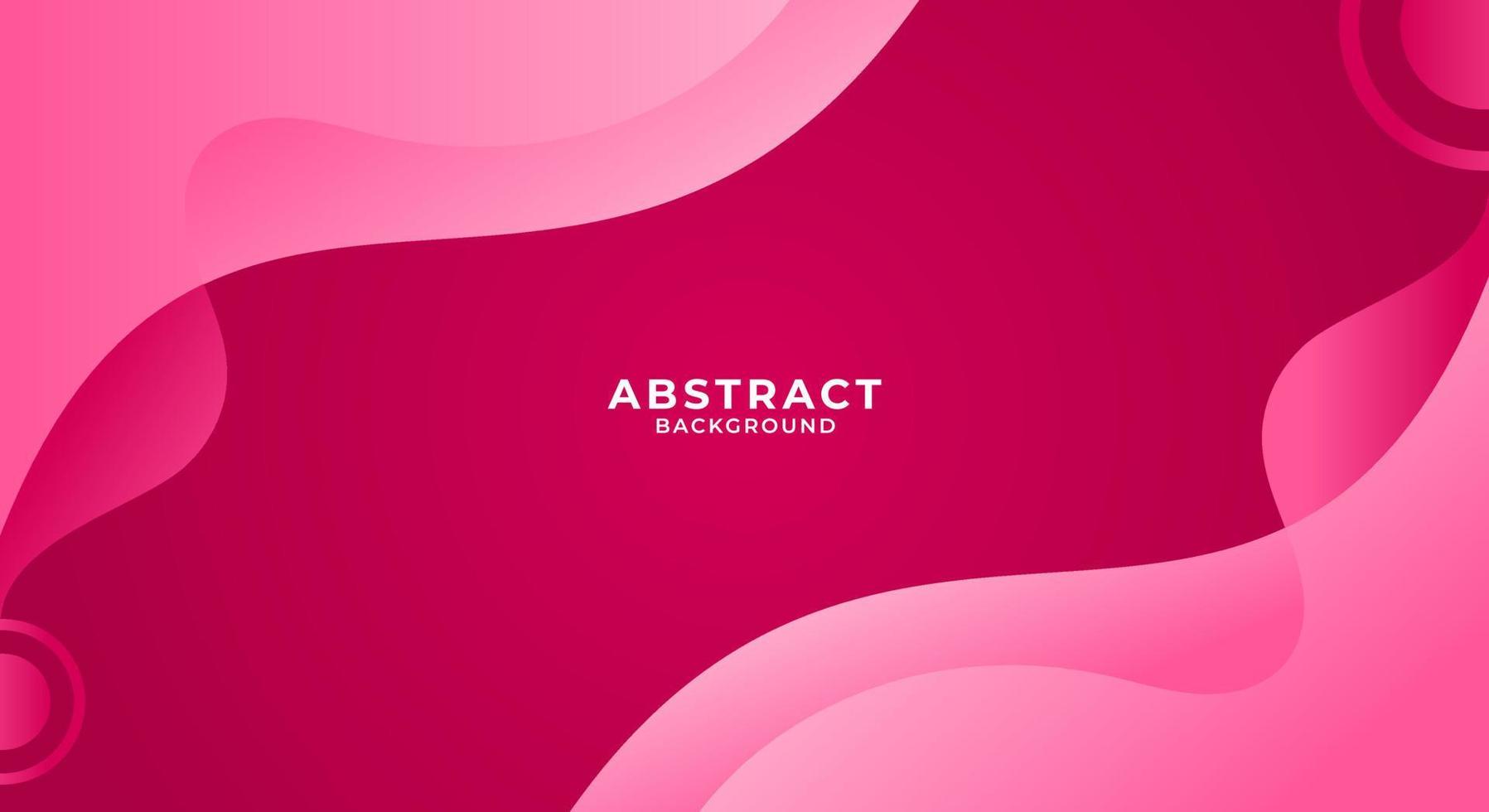 pink gradient wave modern background vector