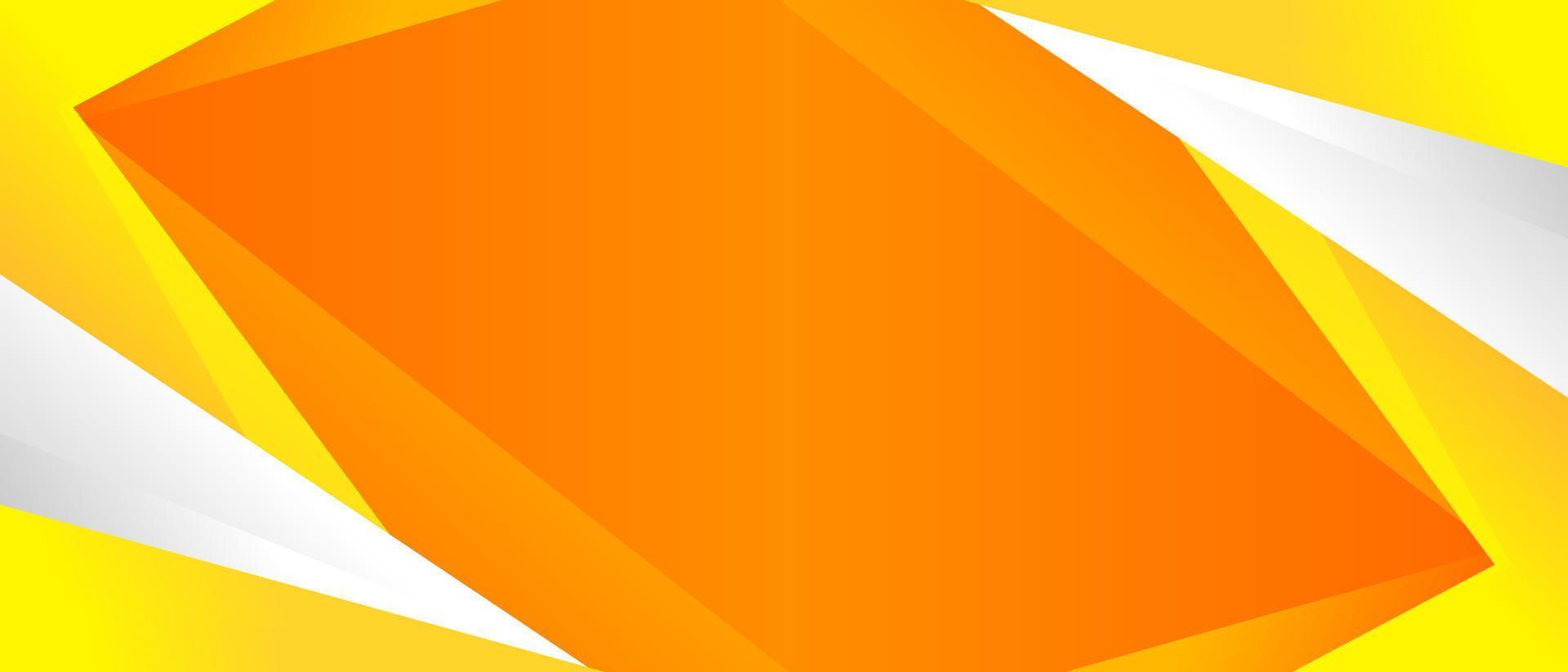 naranja con fondo abstracto amarillo vector