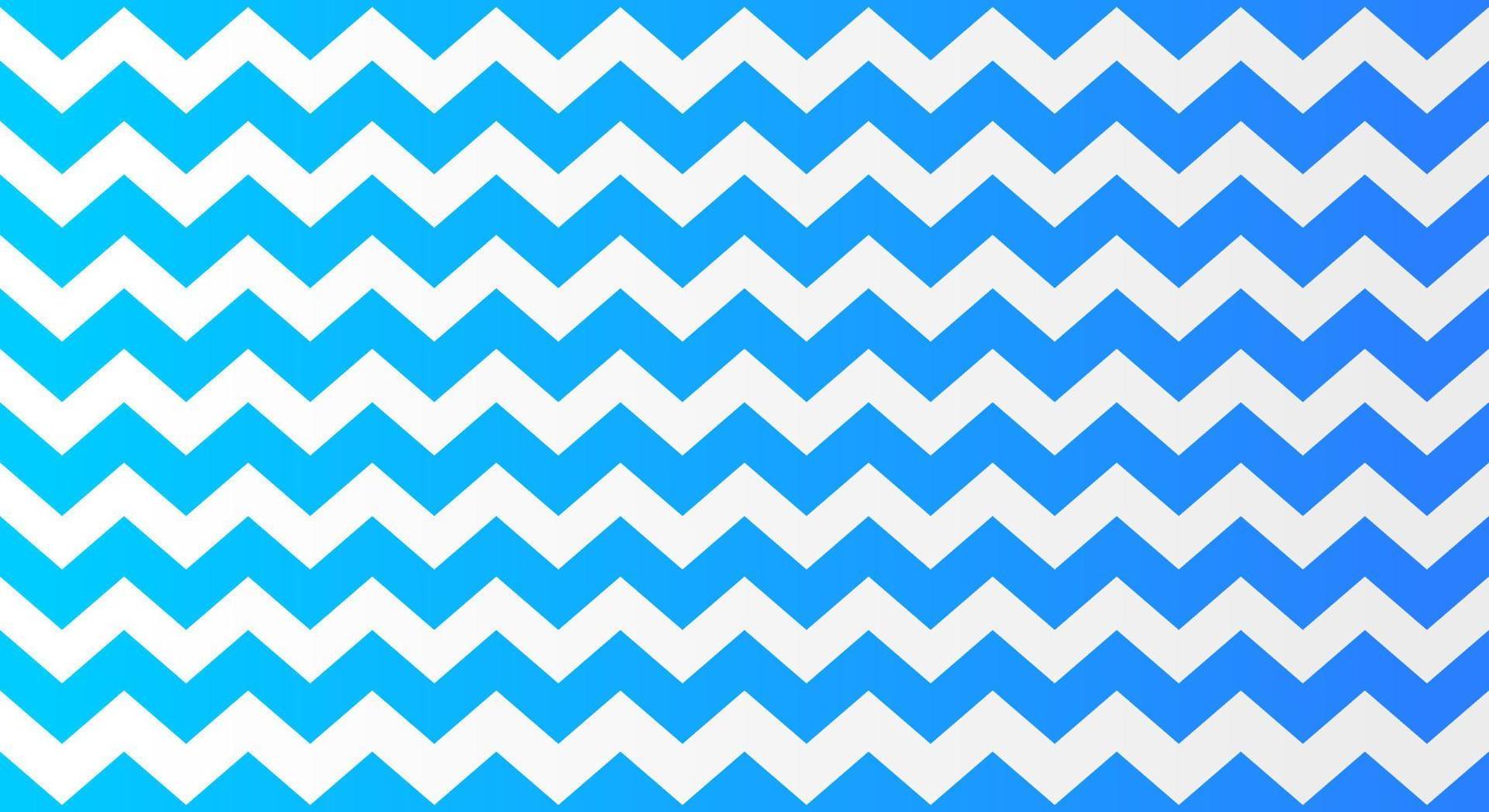 Zigzag gradient blue and white pattern background vector