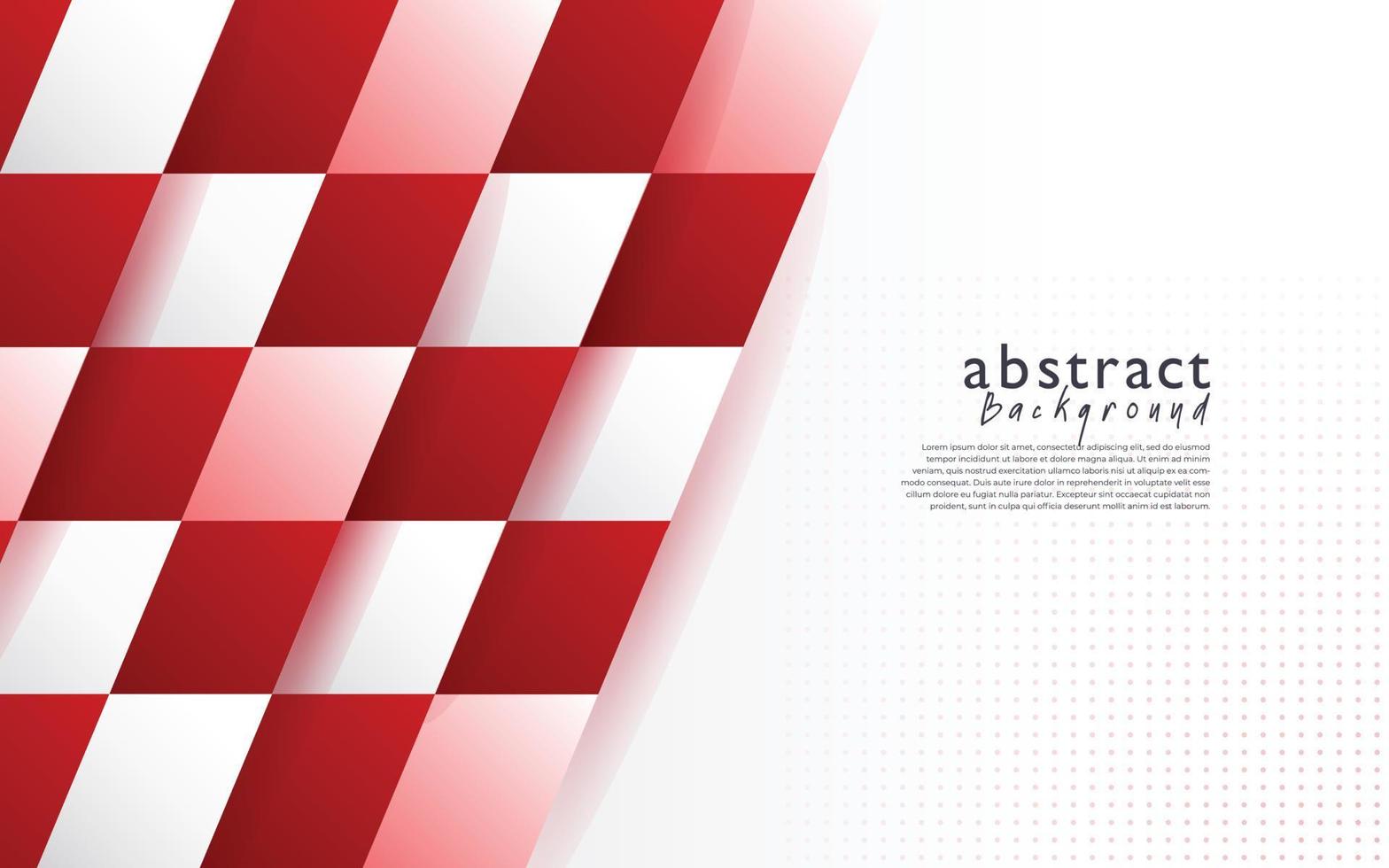 red white modern abstract background design vector