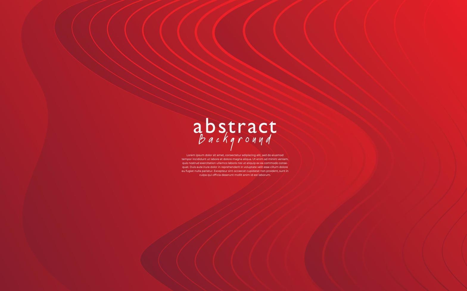 red modern abstract background design vector