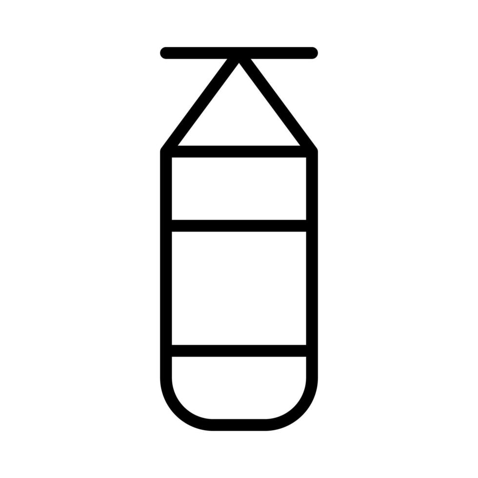Punch Bag Icon vector
