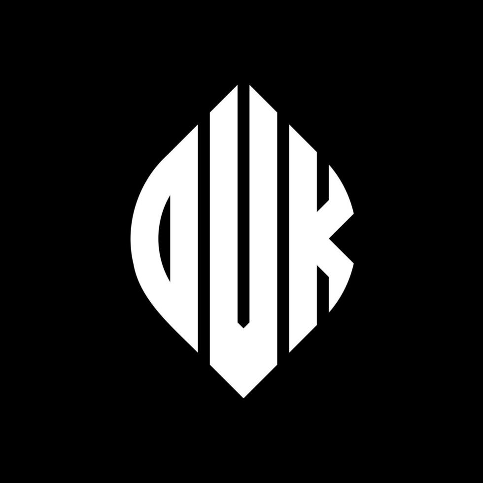 diseño de logotipo de letra de círculo ovk con forma de círculo y elipse. letras elipses ovk con estilo tipográfico. las tres iniciales forman un logo circular. vector de marca de letra de monograma abstracto del emblema del círculo ovk.