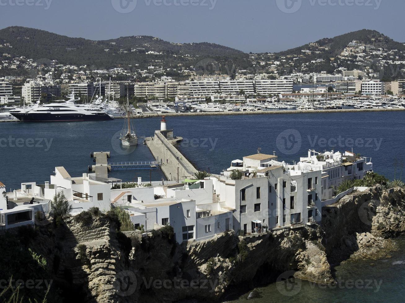 the island of Ibiza in spain photo
