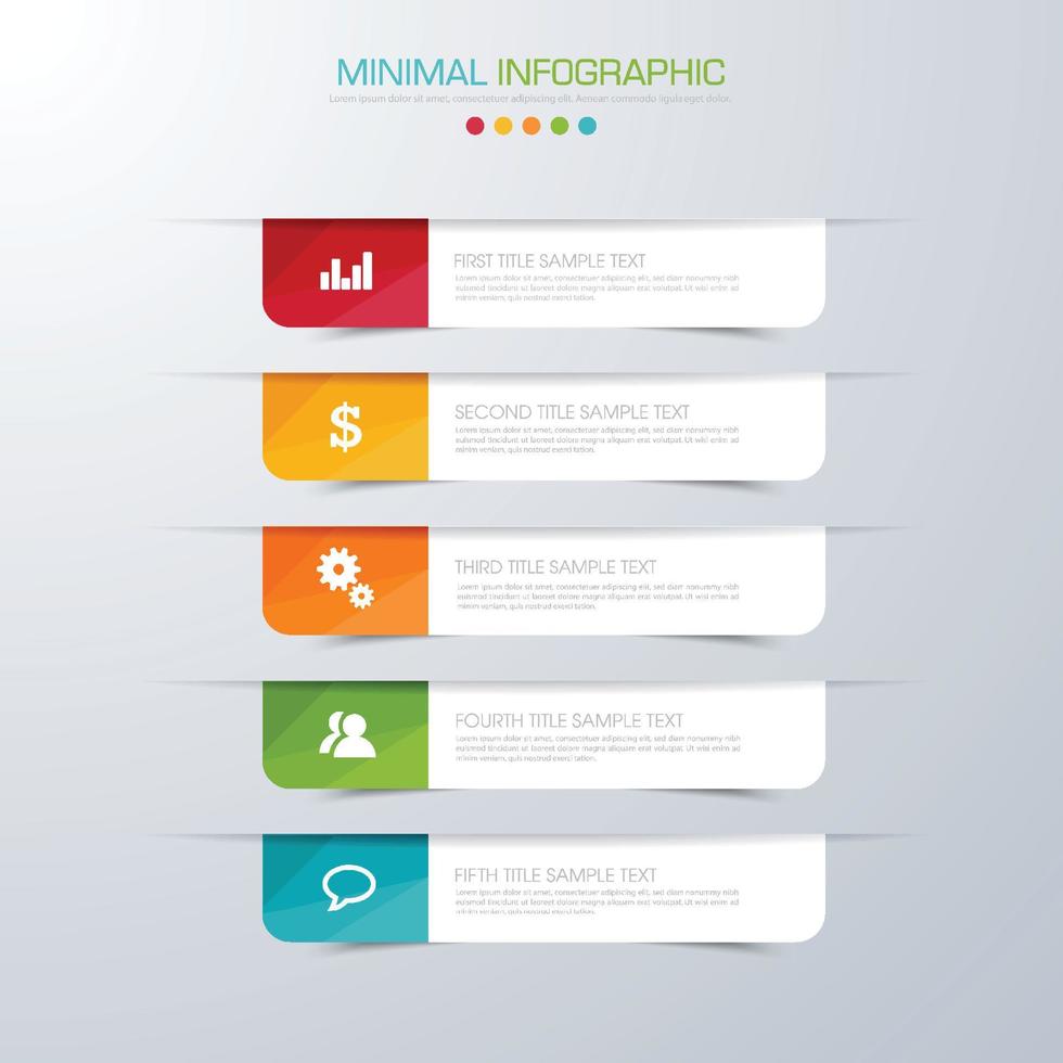 Business infographic template  with icon ,vector design illustration vector