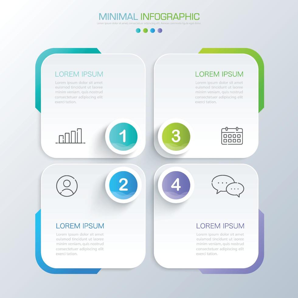 Business infographic template  with icon ,vector design illustration vector