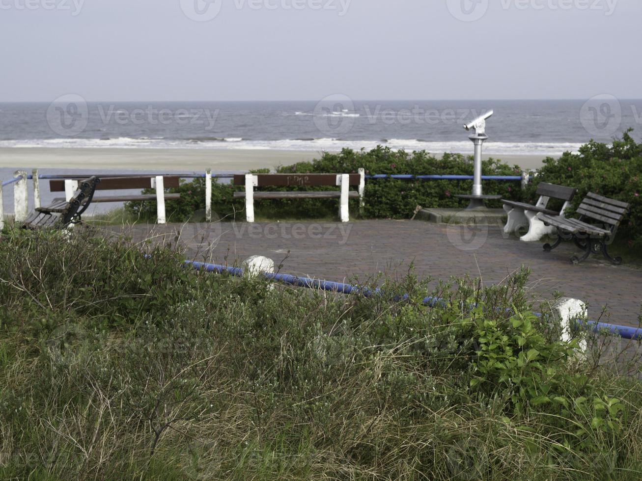 Langeoog island in germany photo