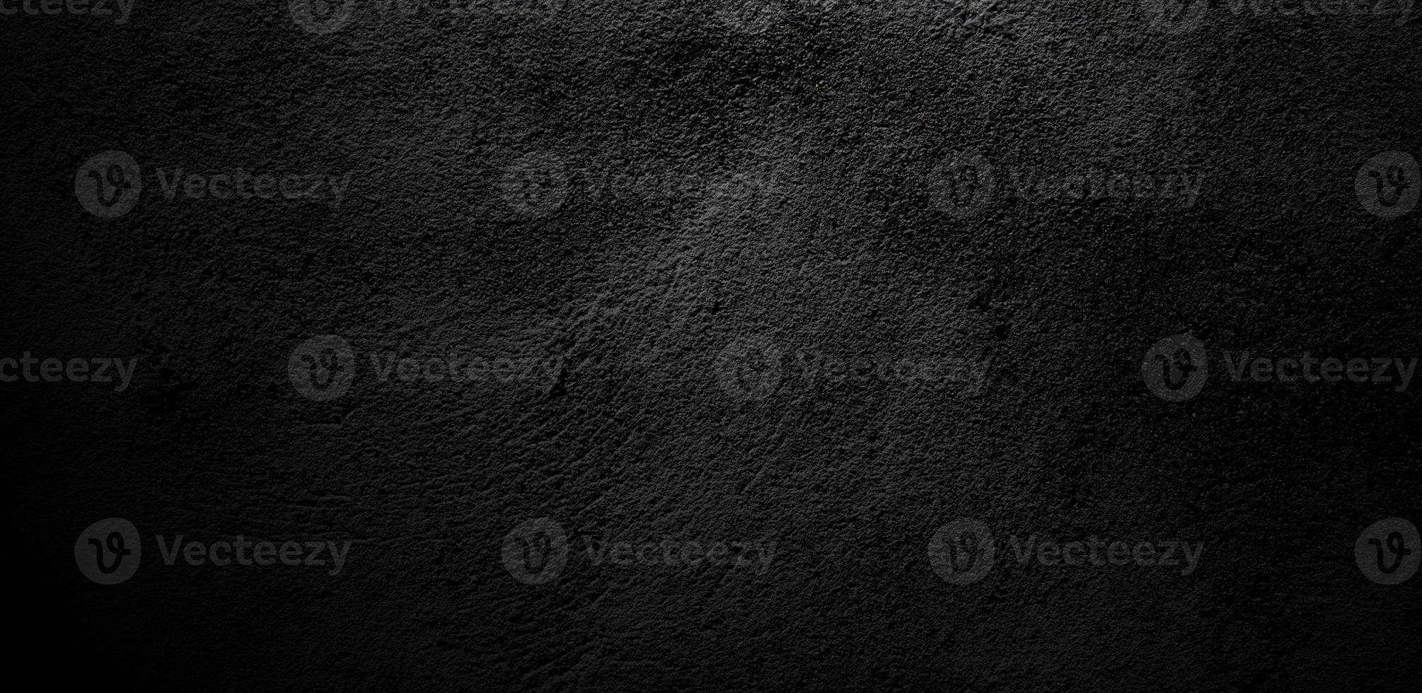 Scary wall Black stone concrete texture background, Dark grey black horror cement texture for background photo