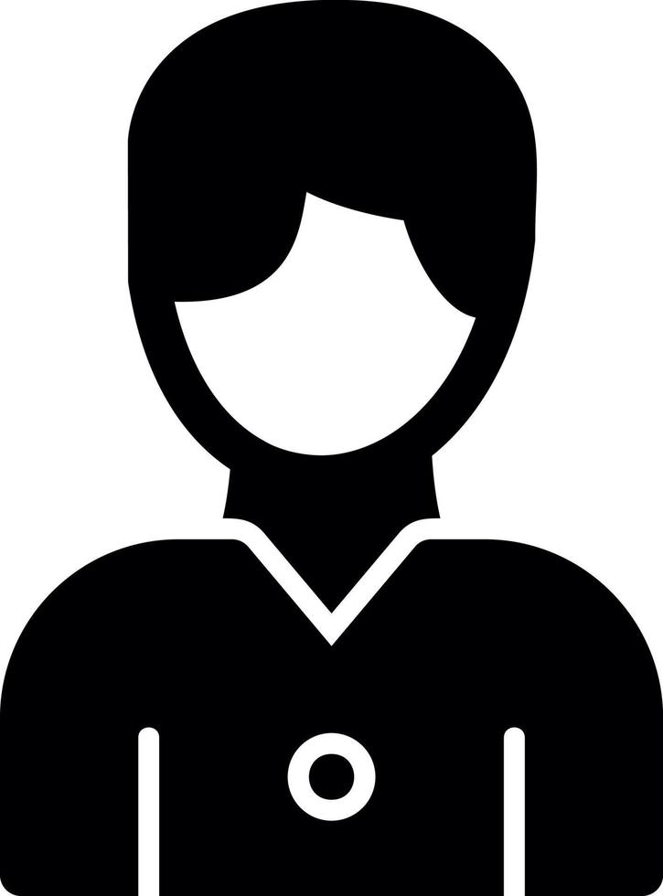 User Glyph Icon vector