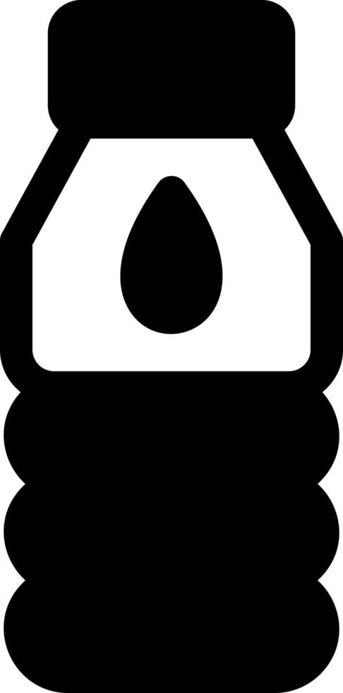Water Flask Glyph Icon vector