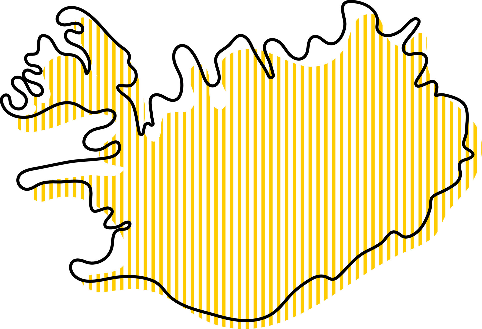 Stylized Simple Outline Map Of Iceland Icon 9168314 Vector Art At Vecteezy Stylized Simple Outline Map Of Iceland Icon Vector