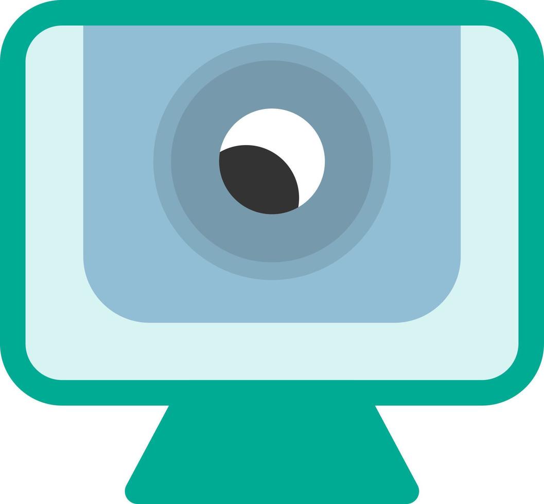 Webcam Flat Icon vector