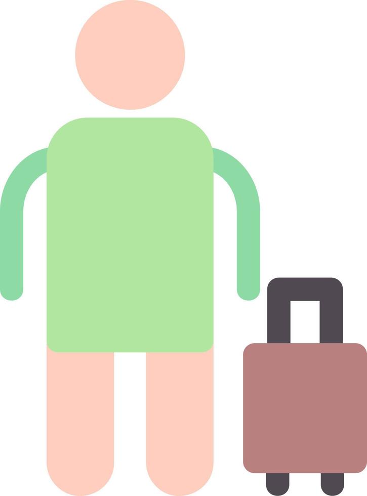 Tourist Flat Icon vector