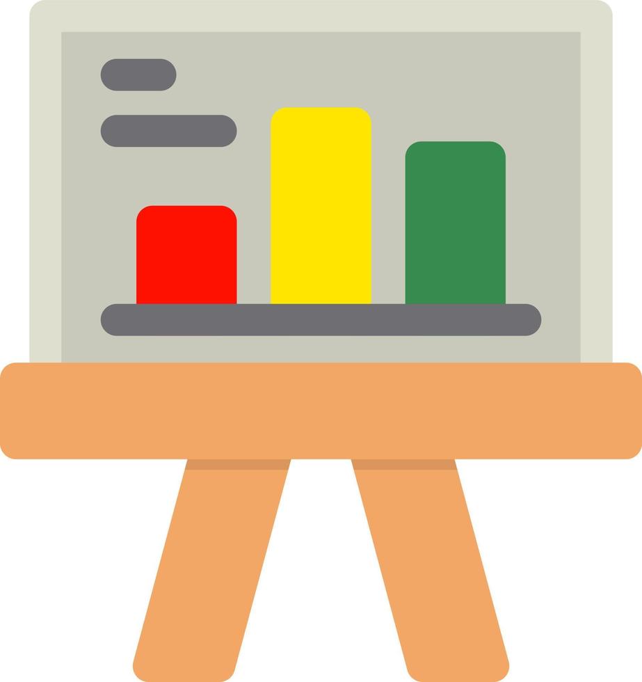 Presentation Flat Icon vector