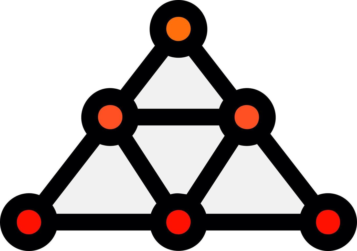 Network Line Filled Icon vector