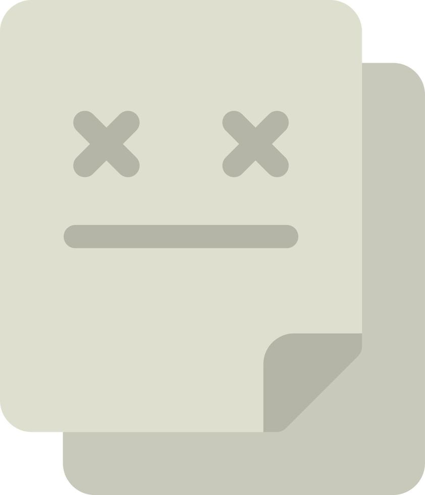 Error Flat Icon vector