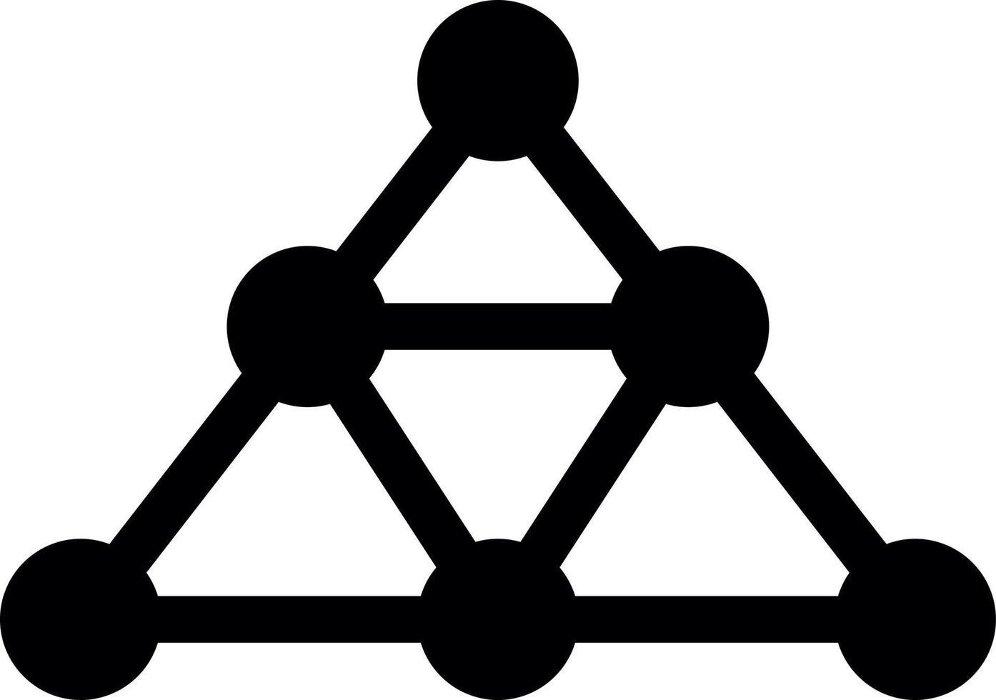 Network Glyph Icon vector