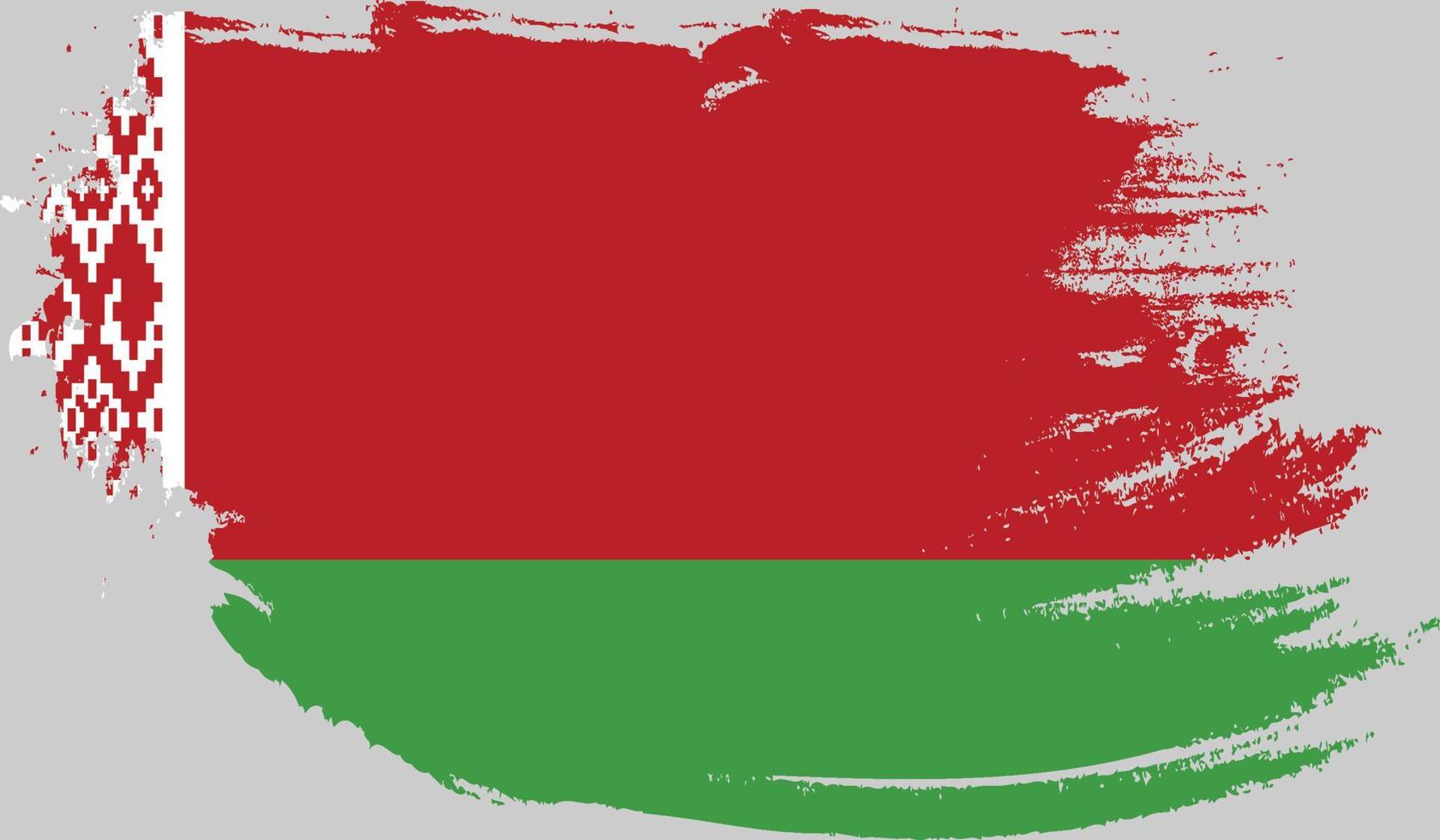 Bielorrusia bandera con textura grunge vector