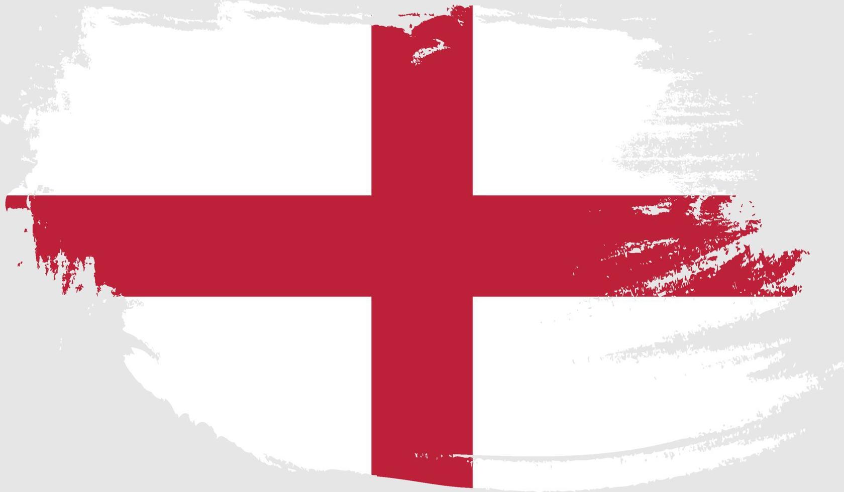 England flag with grunge texture vector