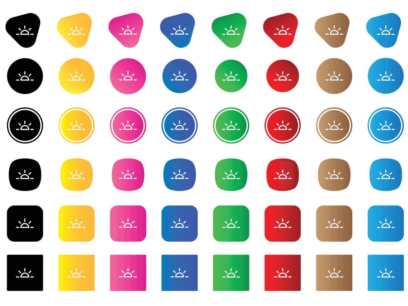 brightness alt high icon . web icon set . icons collection. Simple vector illustration.