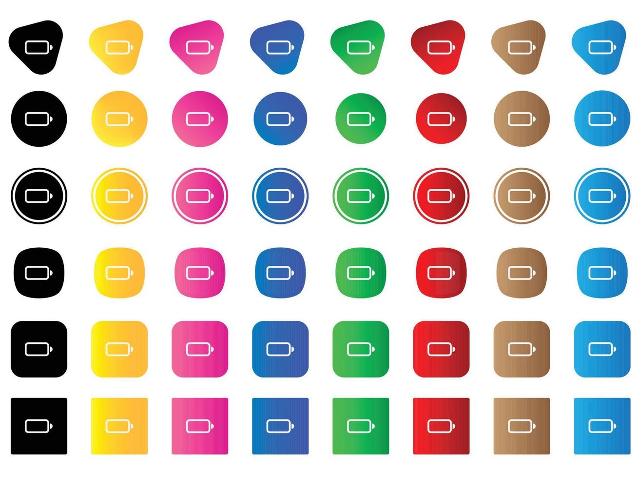 battery icon . web icon set . icons collection. Simple vector illustration.