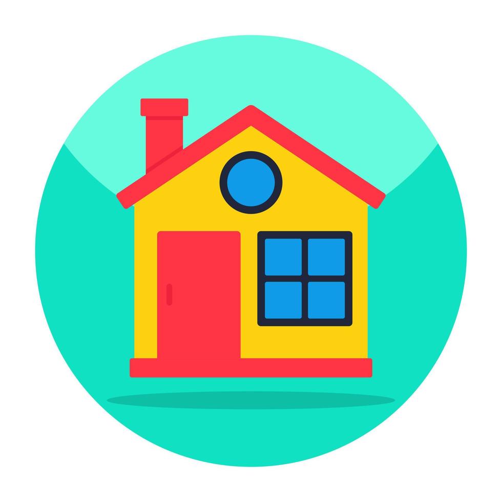 A beautiful design icon of home building vector