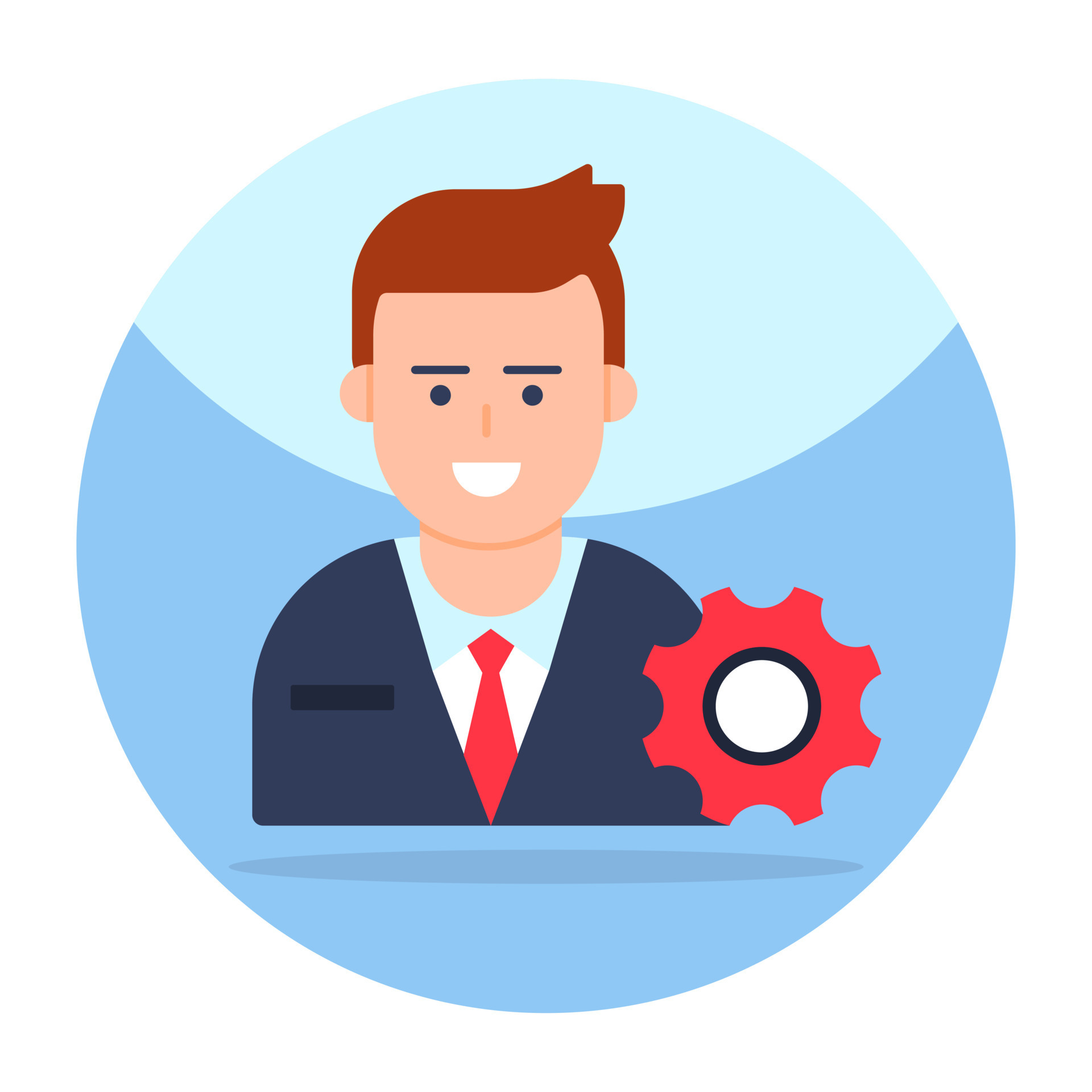 un icono de diseño único de gestión de empleados 9170419 Vector en Vecteezy