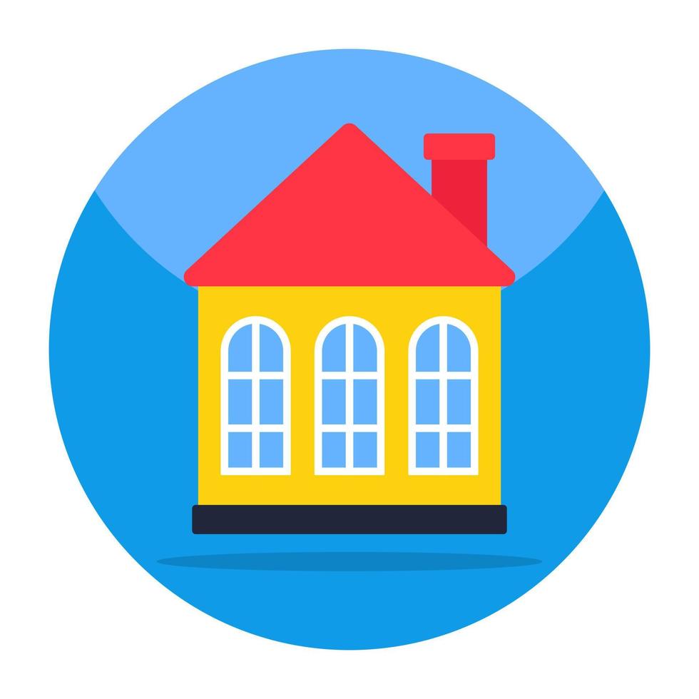 A beautiful design icon of home building vector