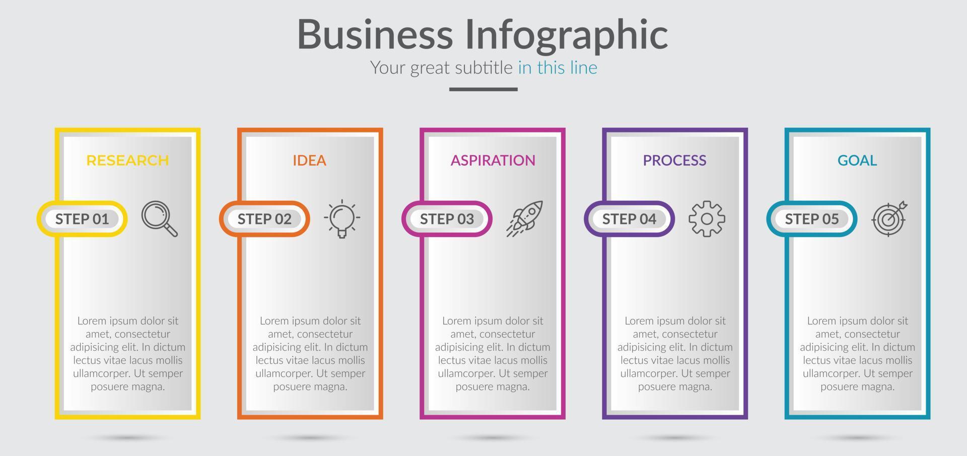 Business infographic. Infographic elements template. Vector illustration. Abstract elements of graph. Simple. Modern. Diagram with steps, options, parts or process. Creative concept for infographic.