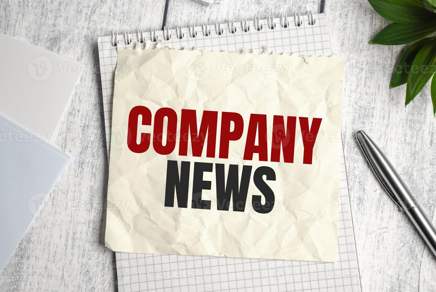 Word writing text Company News. Business concept for Latest Information and happening on a business photo