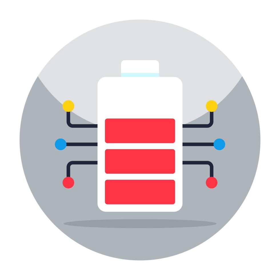 Trendy vector design of rechargeable battery