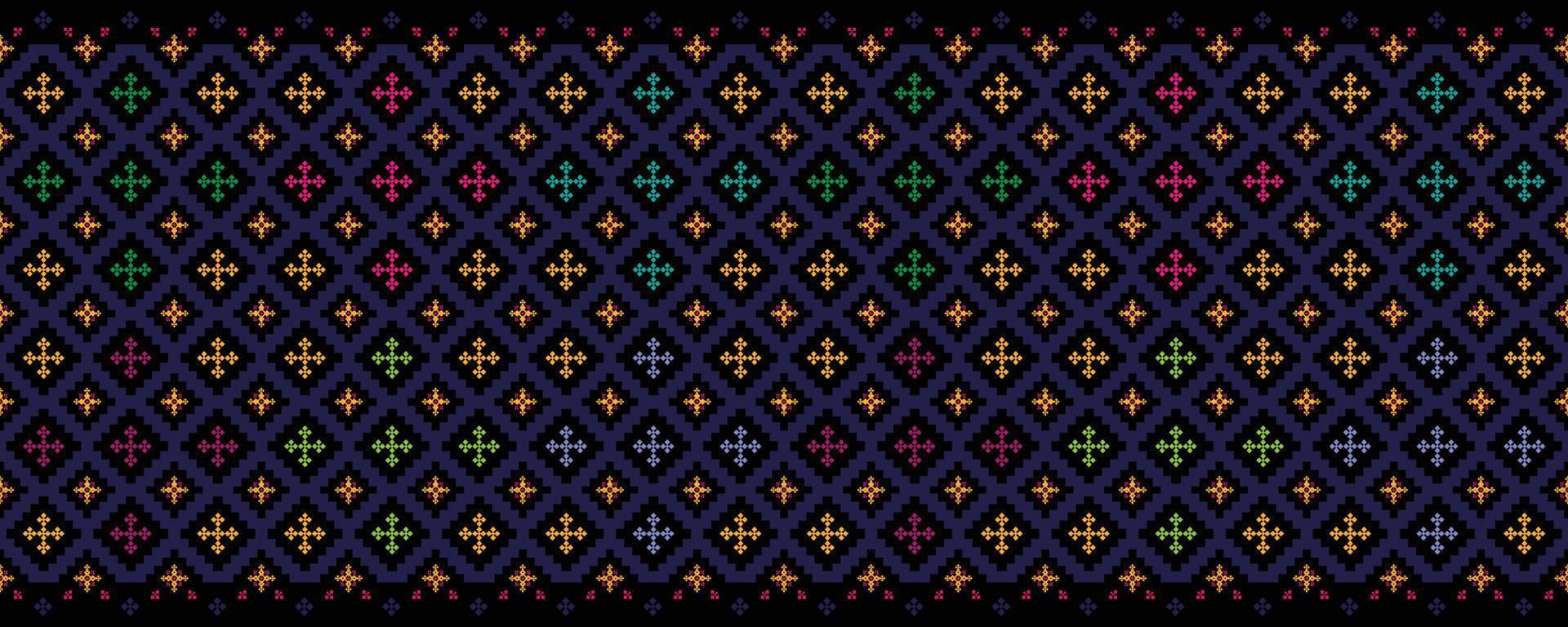 Abstract geometric and tribal patterns, usage design local fabric patterns, Design inspired by indigenous tribes. geometric Vector illustration