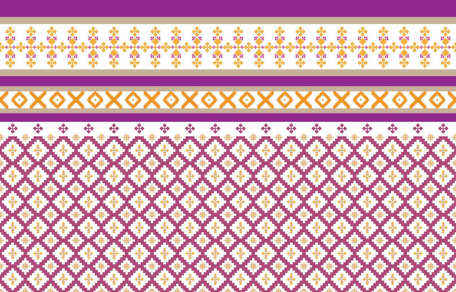 Abstract geometric and tribal patterns, usage design local fabric patterns, Design inspired by indigenous tribes. geometric Vector illustration