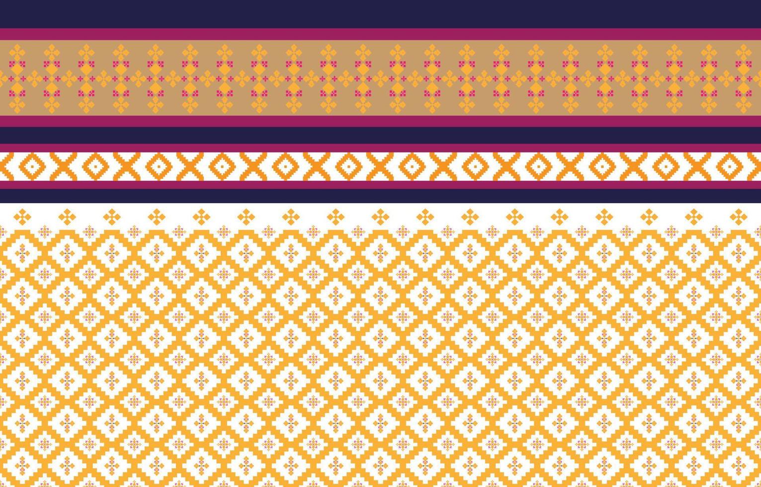 Abstract geometric and tribal patterns, usage design local fabric patterns, Design inspired by indigenous tribes. geometric Vector illustration