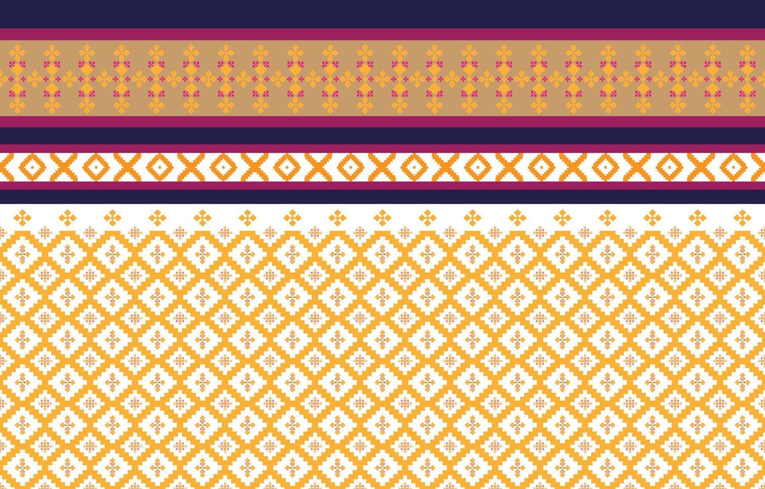 Abstract geometric and tribal patterns, usage design local fabric patterns, Design inspired by indigenous tribes. geometric Vector illustration