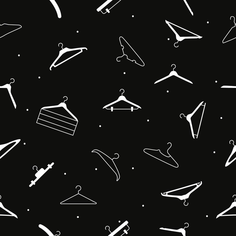Vector flat hand drawn seamless pattern
