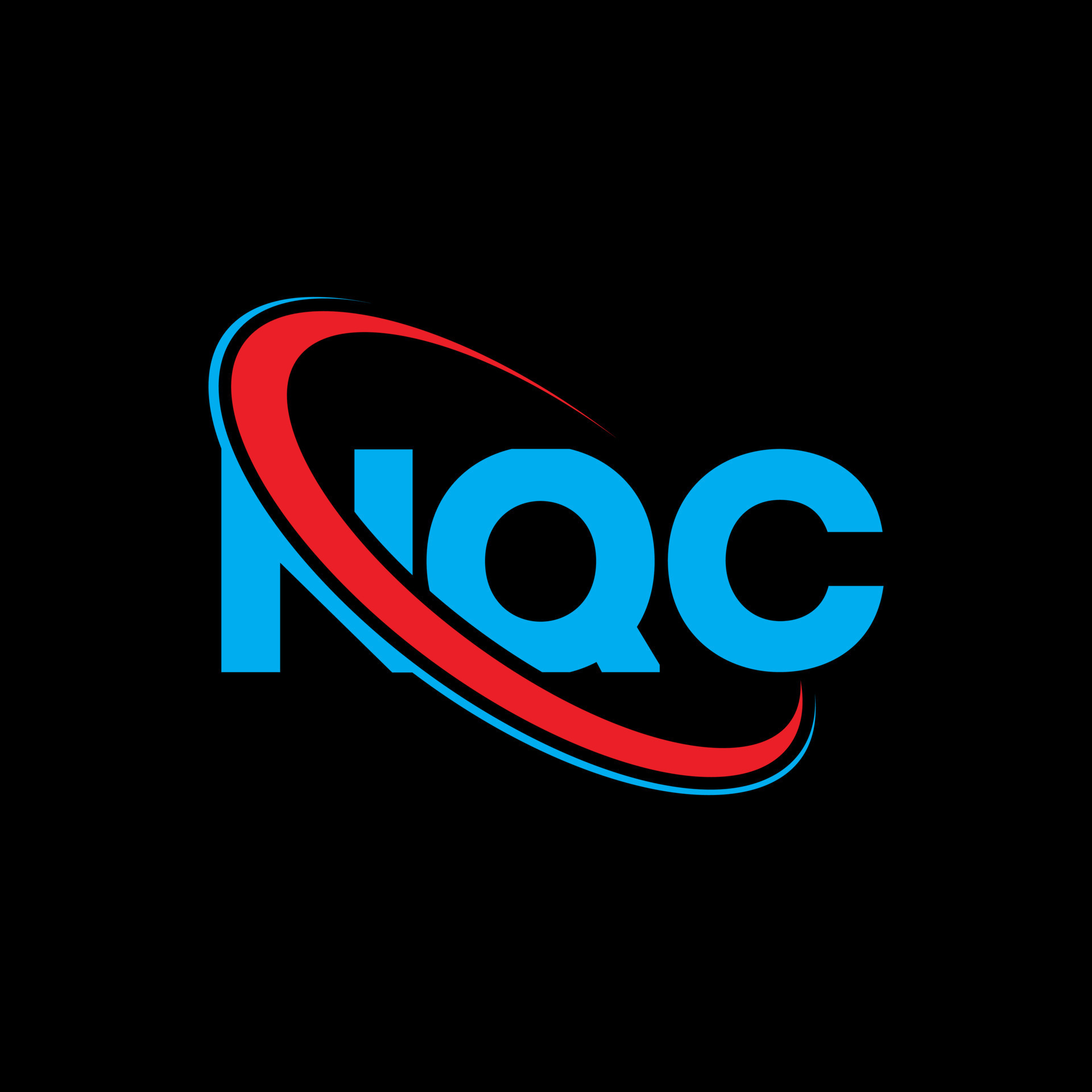 NQC logo. NQC letter. NQC letter logo design. Initials NQC logo linked