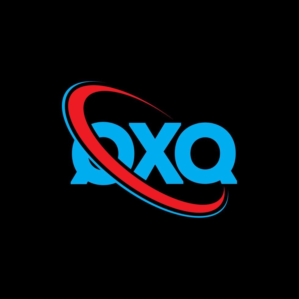 logotipo qxq. letra qxq. diseño del logotipo de la letra qxq. logotipo de las iniciales qxq vinculado con un círculo y un logotipo de monograma en mayúsculas. tipografía qxq para tecnología, negocios y marca inmobiliaria. vector