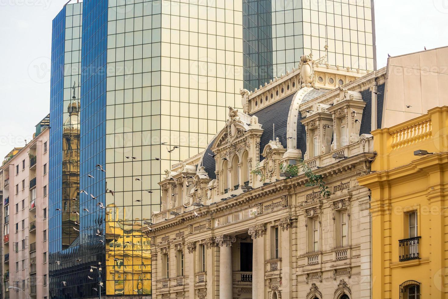 Plaza de las Armas square in Santiago  Chile photo