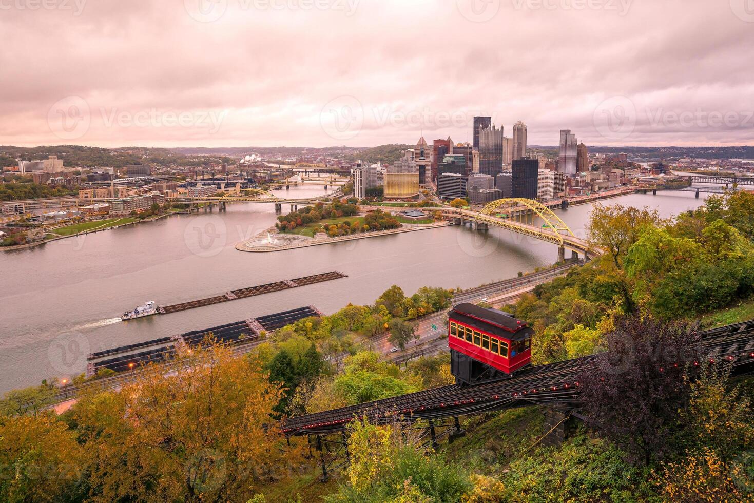 View of downtown Pittsburgh photo