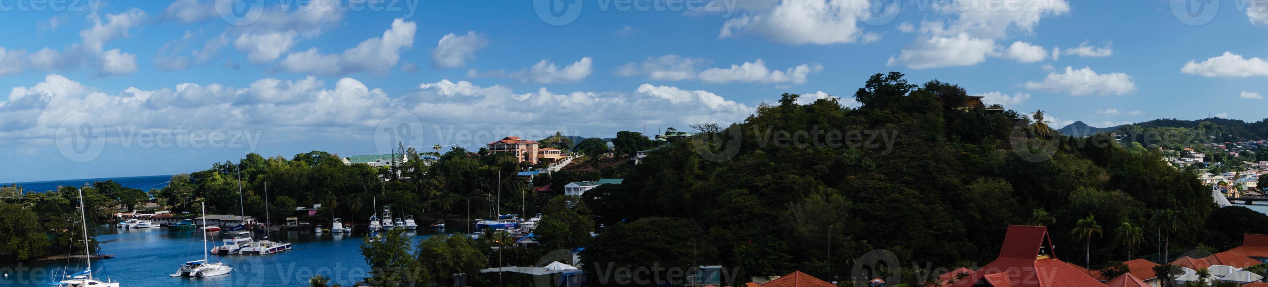 Saint Lucia from the perspective of the cruise terminal photo